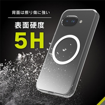 Google Pixel 9a [Turtle] MagSafe充電対応 ハイブリッドクリアケース ホワイトリング Simplism