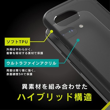 Google Pixel 9a [LIGHT SHIELD] 衝撃吸収 ハイブリッドケース ブルー Simplism