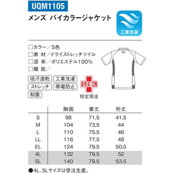メンズバイカラージャケット 54 ネイビー 5L le coq sportif (ルコックスポルティフ)