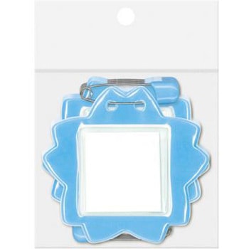 桜型名札 10枚パック 共栄プラスチック