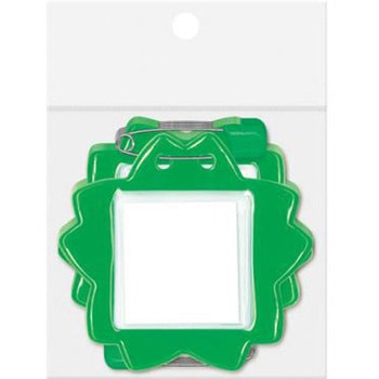 桜型名札 10枚パック 共栄プラスチック