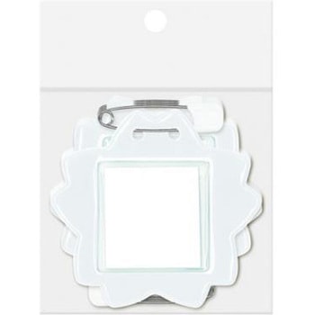 桜型名札 10枚パック 共栄プラスチック