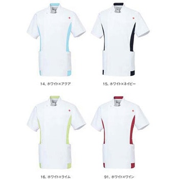 メンズジャケット 15 ホワイト×ネイビー S le coq sportif (ルコックスポルティフ)