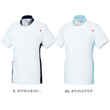 メンズジャケット 40 ホワイト×アクア 4L le coq sportif (ルコックスポルティフ)