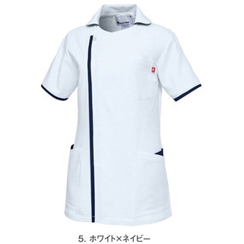 レディースジャケット 5 ホワイト×ネイビー ベツスン le coq sportif (ルコックスポルティフ)