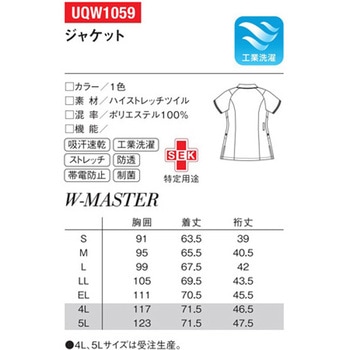レディースジャケット 5 ホワイト×ネイビー ベツスン le coq sportif (ルコックスポルティフ)
