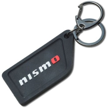 日産NISMO BASIC ラバーロゴキーリング ブラック NISMO
