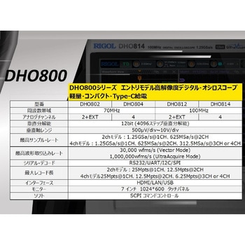 デジタル・オシロスコープ DHO800シリーズ RIGOL(リゴル)
