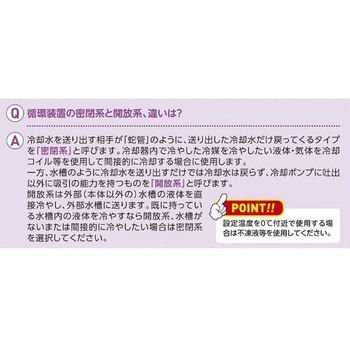 LTC-450a 冷却水循環装置 1台 アズワン 【通販モノタロウ】