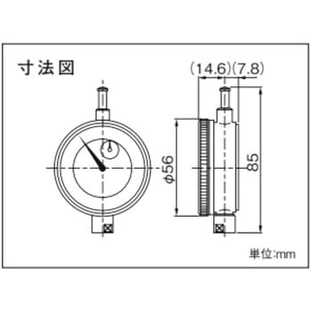 環状力計用ダイヤルゲージ TM-110LM85-1A テクロック