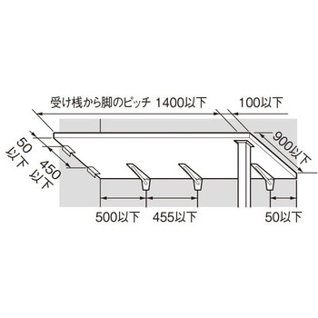 インテリアカウンター施工部材 受け桟 - Panasonic(パナソニック)