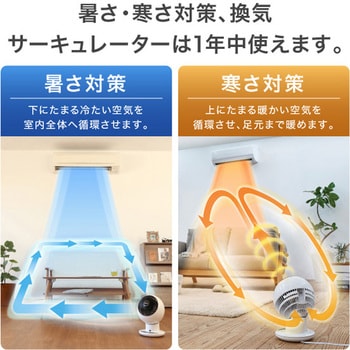 大型サーキュレーター 50畳 DC23cm アイリスオーヤマ 【通販