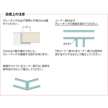 PV-A-12020(グレー) 把手なし 樹脂製グレーチング 縦目ノンスリップタイプ 屋内用 把手なし カネソウ 溝幅150mm長さ998mm -  【通販モノタロウ】