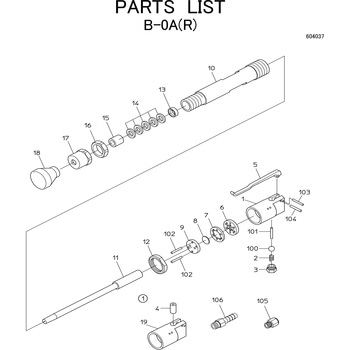 サンドランマ B-0A(R) 部品 日本ニューマチック工業
