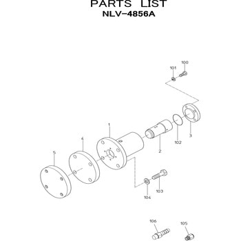 エアーバイブレータ NLV-4856A 部品 日本ニューマチック工業