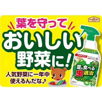 アースガーデン 葉を食べる虫退治 1000mL アース製薬 スプレータイプ