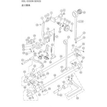 本縫ミシン用部品 DDL-5550N送り関係 JUKI
