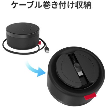 Lenovo Go USB Type-C スピーカーフォン(ブラック) レノボ・ジャパン(Lenovo)