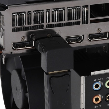 DisplayPort変換アダプタ 下L型 アイネックス