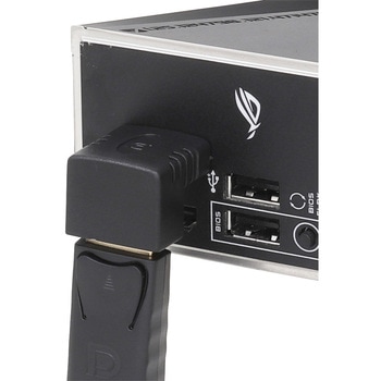 DisplayPort変換アダプタ 下L型 アイネックス