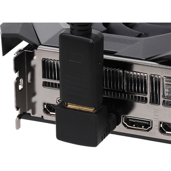 DisplayPort変換アダプタ 上L型 アイネックス