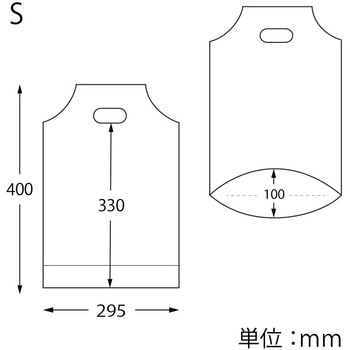 手抜きポリ袋 ハンディバッグ HEIKO