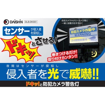 ドキッ!と防犯カメラ警告灯 DAISHIN(大進)