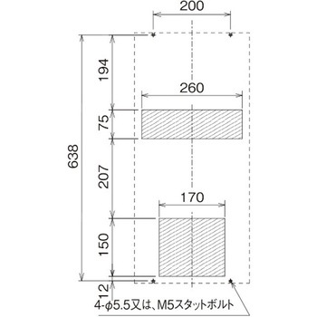 ボックスファン 盤内側面取付型 オーム電機(配線パーツ)