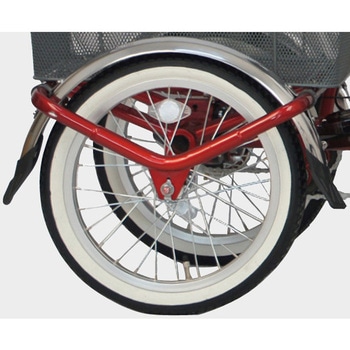 防災サイクル 前20型/後16型ノンパンク電動アシスト三輪自転車 【完成組立品】 バッテリー容量8Ah シングルギア PELTECH(ペルテック)