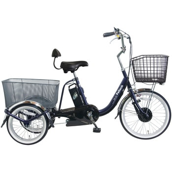 防災サイクル 前20型/後16型ノンパンク電動アシスト三輪自転車 【完成組立品】 バッテリー容量8Ah シングルギア PELTECH(ペルテック)