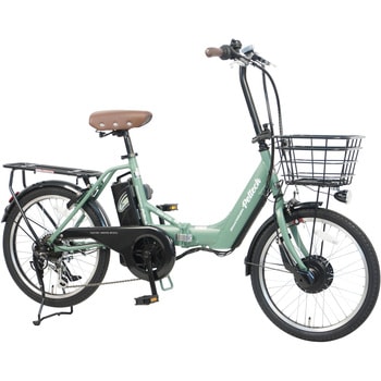 防災サイクル 12Ahバッテリー仕様 20型6段変速付きフル装備ノンパンク折り畳み電動アシスト自転車 【簡易組立品】 PELTECH(ペルテック)