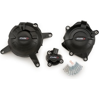 KIT 3 CAPS エンジンカバー YAMAHA YZF-R3 19' | 21258 - Puig (プーチ)