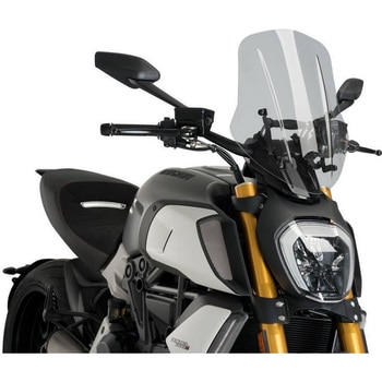 ウインドシールド New Generation Adjustable for motorcycle Ducati DIAVEL 1260 2019 | 3775 Puig (プーチ)