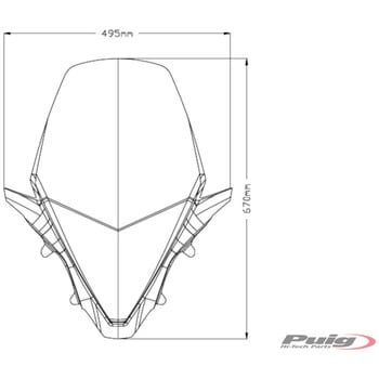 ウインドシールド V-Tech Line ツーリング  | 20637 Puig (プーチ)