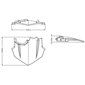 ウインドシールド New Generation Sport Plus | 9507 Puig (プーチ)