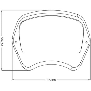 FRONT PLATE FOR HARLEY DAVIDSON SPORTSTER FORTY-EIGHT 48 2017 | 20399 Puig (プーチ)