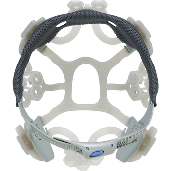 エアライト搭載遮熱ヘルメット 溝付 ABS製 ホワイト 谷沢製作所