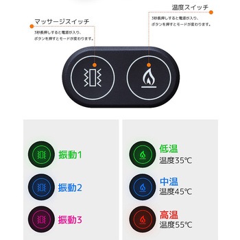 電熱マフラー ネックウォーマー Heating Massage Scarf CRECOTE