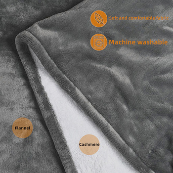 USBブランケット 電気毛布 グレー Electric Blanket CRECOTE