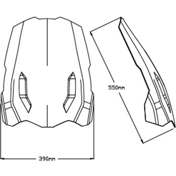 ツーリング スクリーン for motorcycle Triumph TIGER 900 2020 | 20375 Puig (プーチ)