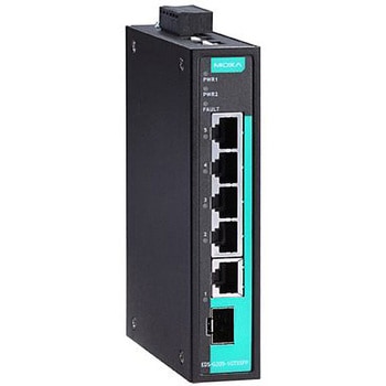 5Gポートフルギガビットアンマネージドイーサネットスイッチ Tモデル MOXA