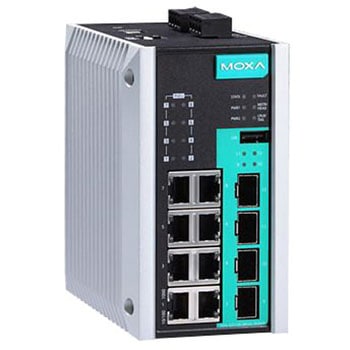 12ポートフルギガビットPoE+マネージドイーサネットスイッチ Tモデル MOXA