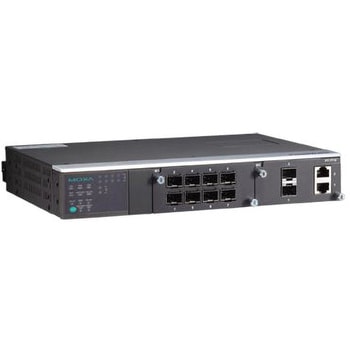 IEC 61850-3認証 8+2Gポート マネージドスイッチ ダウンケーブリング 1電源 MOXA