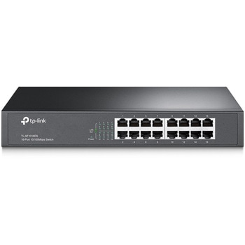 16ポート 10/100Mbps デスクトップ/ラックマウント スイッチ TP-LINK