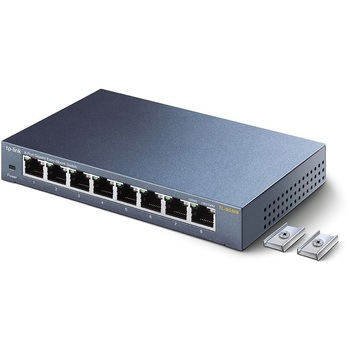 TP-Link 8ポート スイッチングハブ 10/100/1000Mbps ギガビット 金属