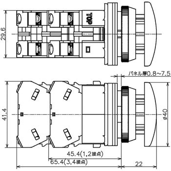 Φ30 押ボタンスイッチ(大形) IDEC(和泉電気)