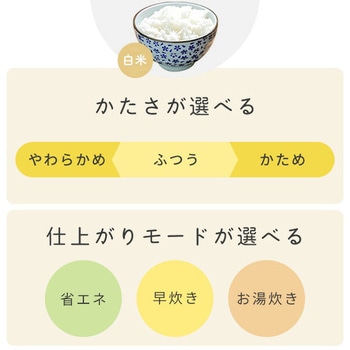 マイコン式炊飯器 5.5合炊き YAMAZEN(山善)