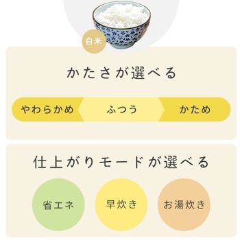 マイコン式炊飯器 5.5合炊き YAMAZEN(山善)