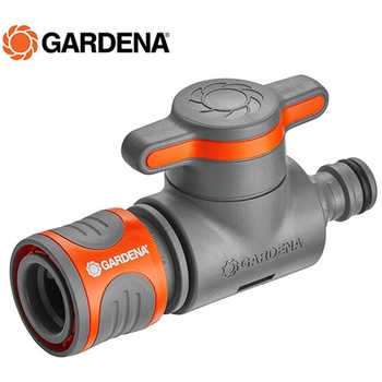 バルブ付きコネクター 水流調整 止水用 18267-20 GARDENA(ガルデナ)