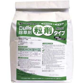 BJZ-G-5000 除草剤 粒剤タイプ Bulls(ブルズ) 1ケース(4袋×5kg) BJZ-G ...